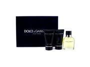 Dolce Gabbana Pour Homme Coffret new Version Eau De Toilette Spray 75ml 2.5oz After Shave Balm 50ml 1.6oz Showe