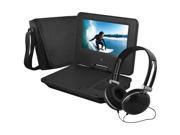 Ematic Epd707bl 7 Portable Dvd Player Bundles black 10.50in. x 9.40in. x 6.20in.