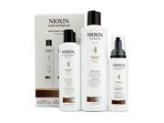 Nioxin System 4 System Kit For Fine Hair Chemically Treated Noticeably Thinning Hair 3pcs