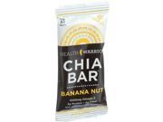 Health Warrior Chia Bar Banana Nut .88 oz Bars Pack of 15