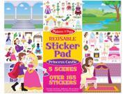 Melissa Doug Reusable Sticker Pad Princess Castle pack Of 20