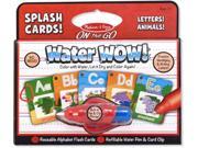 Melissa Doug Water Wow! Splash Cards Alphabet pack Of 24