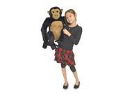 Melissa Doug Chimpanzee Plush pack Of 1
