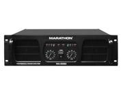 Marathon 2 Channel Ma Professional Series Power Amplifier 1200 At 8 Ohms 1900 At 4 Ohms 2500 At 2 Ohms 3600 At 8