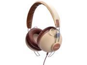 IDANCE HIPSTER701 Cup Headphones with inline Mic Tan Brown