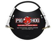 Pig Hog 1 Foot 1 4 In Right Angle 1 4 In Right Angle 8mm Tour Grade Instrument Cable
