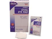Dukal Oval Eye Pad 1 5 8 x2 5 8 Sterile 1 pk 50pk bx 12bx cs pack Of 12