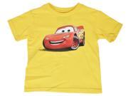 Cars Lightning McQueen Yellow Toddler Boys T Shirt