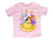 Disney Princesses Toddler Girls Pink T Shirt