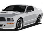Vicrez Ford Mustang 2005 2009 Eleanor Style 2 Piece Polyurethane Side Skirts vz100112