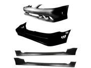 Vicrez Ford Mustang 1994 1998 Sallen Style 4 Piece Polyurethane Full Body Kit vz100076