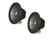 Kicker CompR package Two 15 CompR Subwoofers Dual 2 Ohm 40CWR152