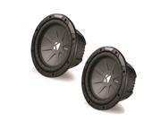 Kicker CompR package Two 8 CompR Subwoofers Dual 4 Ohm 40CWR84