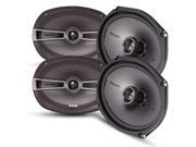 Kicker Speaker Bundle Two pairs of Kicker 6x9 Inch KS Series Speakers 41KSC694