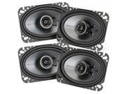 Kicker Speaker Bundle Two pairs of Kicker 4x6 Inch KS Series Speakers 41KSC464