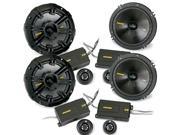 Kicker CS speaker package Two pairs of Kicker CS Series 6 1 2 Inch Component Component Speakers 40CSS654