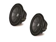 Kicker CompR package Two 12 CompR Subwoofers Dual 2 Ohm 40CWR122