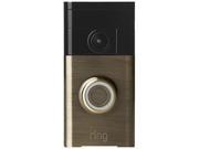 Ring Wi Fi Enabled Video Doorbell Antique Brass