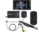JVC KW V320BT 6.8 Touchscreen BT Stereo with Included SiriusXM tuner Remote Lightning Cable and Back Up Camera