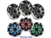 Kicker 6.5 Chrome LED Marine Speakers QTY 6 3 pairs of OEM replacement speakers