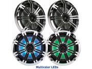 Kicker 6.5 Chrome LED Marine Speakers QTY 4 2 pairs of OEM replacement speakers