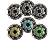 Kicker 6.5 Silver LED Marine Speakers QTY 6 3 pairs of OEM replacement speakers