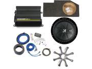 Kicker for Dodge Ram Quad Crew 02 15 10 CompR in box W protective Grille CX600.1 amp and wiring kit