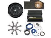 Kicker for Dodge Ram Quad Crew 02 15 10 CompRT in box w grille CX600.1 amplifier Wiring Kit