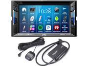 JVC KW V230BT Bluetooth DVD CD USB Receiver with 6.2 Inch Touch Panel with Sirius XM Tuner