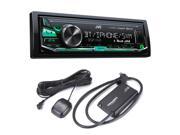 JVC KD X340BTS Bluetooth In Dash Digital Media Car Stereo w Pandora iHeartRadio Support with Sirius XM Tuner