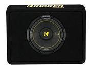 Kicker TCWC104 CompC 10 Subwoofer in Thin Profile Enclosure 4 Ohm