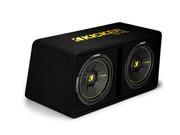 Kicker DCWC122 Dual CompC 12 Subwoofers in Vented Enclosure 2 Ohm