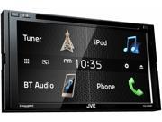 JVC KW V430BT 6.8 Double DIN Bluetooth In Dash DVD CD AM FM In Dash Car Stereo SiriusXM Radio Ready