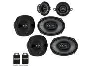 Kicker for Dodge Ram 2012 speaker bundle Two pairs of 2017 Model KS 6x9 speakers a pair of KS 3.5 speakers.