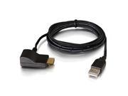C2G 42236 Usb Powered Hdmi Voltage Inserter Power Audio Video Cable Hdmi Usb Hdmi F To Hdmi Usb Power Only M 6 Ft Black 4K Support