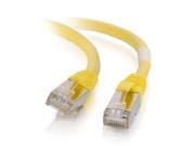 C2G Cables to Go 00867 Cat6 Snagless Shielded STP Network Patch Cable Yellow 9 Feet 2.74 Meters