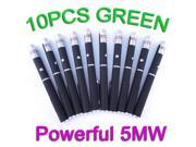 10pcs 5mw 532nm Lazer Visible Beam Light Powerful Green Laser Pointer Pen Power