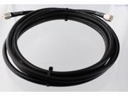 Super Low Loss 18ft Double Shielded MILSPEC RG 213 U Cable w Silver PL259 Connectors Made in USA