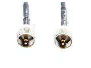 Andrew Commscope Coaxial Antenna Cable Jumpers for Ham CB Radios PL 259 UHF Male Connectors US Made 45 FT