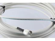 Marine Radio VHF and AIS Coaxial Antenna Cable with Silver Teflon PL 259 RG8x W PL259 25ft Made in the U.S.A. 25 Ft