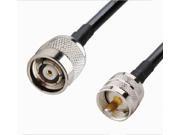 RF coaxial cable RP TNC male to UHF SO239 PL259 male RG58 3FT
