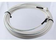 Marine Radio VHF and AIS Coaxial Antenna Cable with Silver Teflon PL 259 RG8x W PL259 65ft Made in the U.S.A. 65 Ft