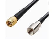 RF coaxial cable RP SMA male to FME male RG58 50CM