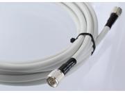 Marine Radio VHF and AIS Coaxial Antenna Cable with Silver Teflon PL 259 LMR400 W PL259 35ft Made in the U.S.A. 35 Ft