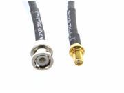 RF coaxial cable SMA female to BNC male RG58 20 inches RG 58 Jumper Made in the U.S.A. by MPD Digital TM