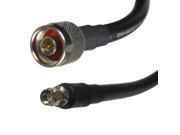 50ft N Male to SMA Male Cable LMR240 Times Microwave Coax