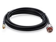 Times Microwave LMR 400 Ultra Low Loss cable for external antenna wifi routers radio N Male RP SMA Male 25 FT