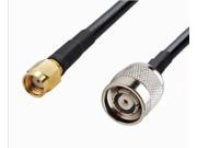 RF pigtail cable RP SMA male to RP TNC male RG58 1M WiFi Adapter cable U.S.A. Made by MPD Digital TM