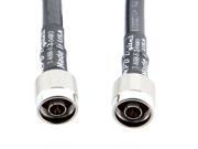 Times Microwave LMR 400 Coaxial Cable Jumpers Silver Teflon PL 259 UHF Male Soldered Connectors US Made 75 ft