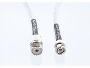 Marine Radio VHF and AIS Antenna Extension Cable SO239 BNC RG8x UHF Female to BNC Male Connector Made in the U.S.A. 1 Ft